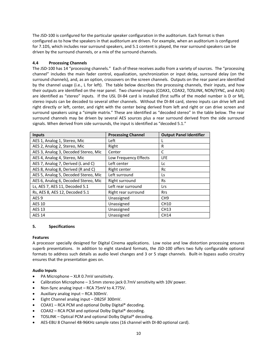 USL JSD-100 Manual User Manual | Page 10 / 50