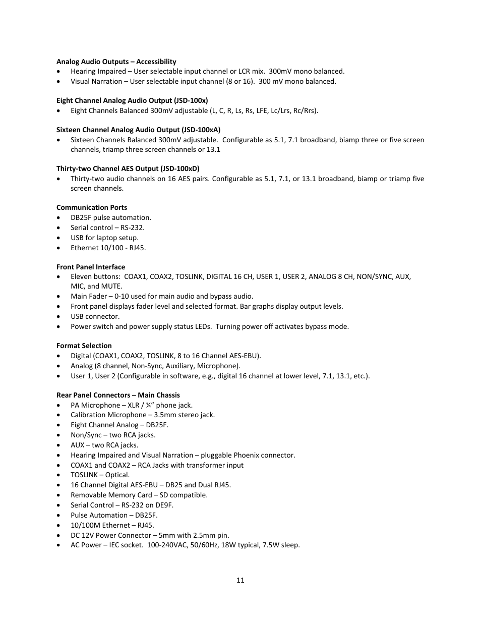 USL JSD-100 Manual User Manual | Page 11 / 50