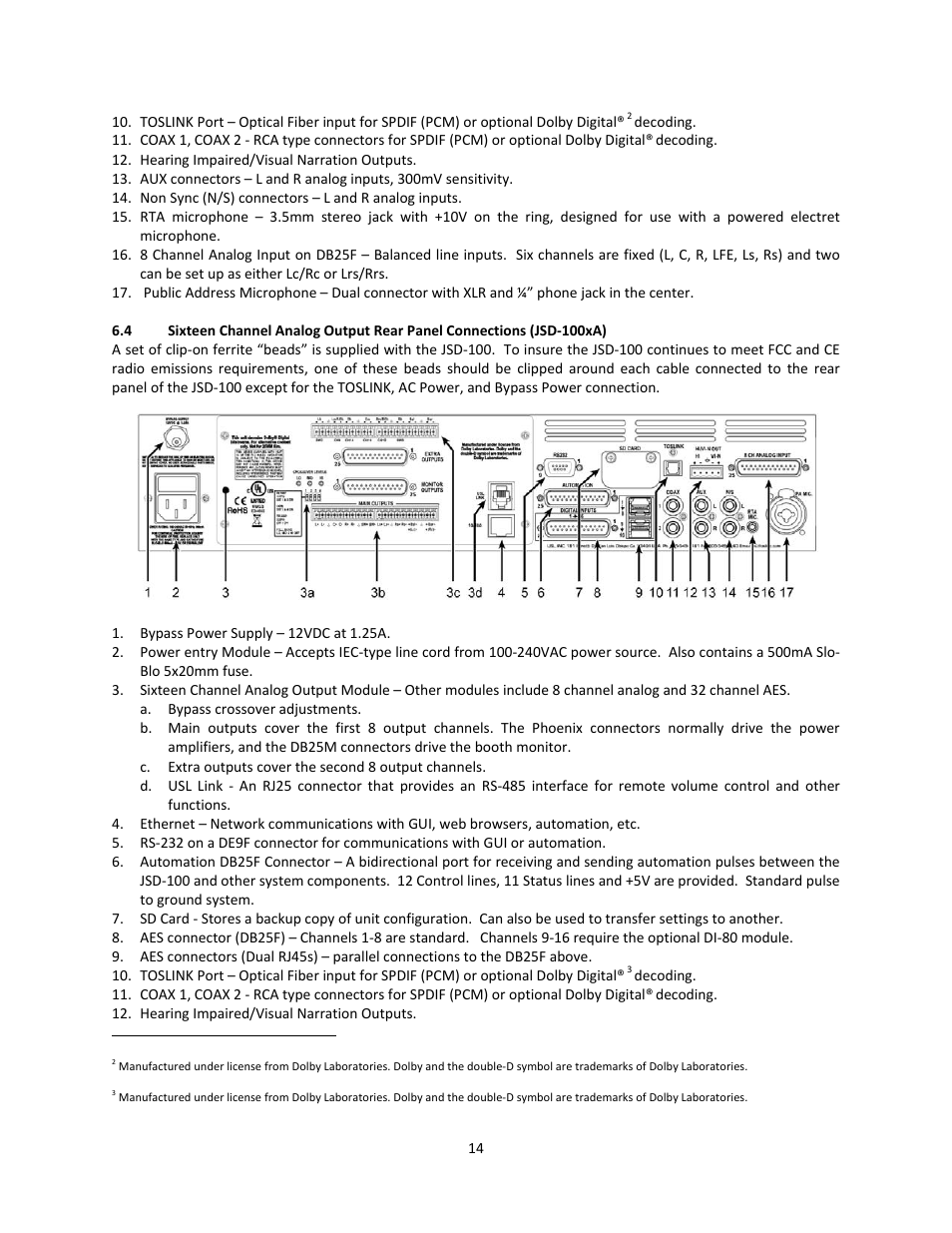 USL JSD-100 Manual User Manual | Page 14 / 50