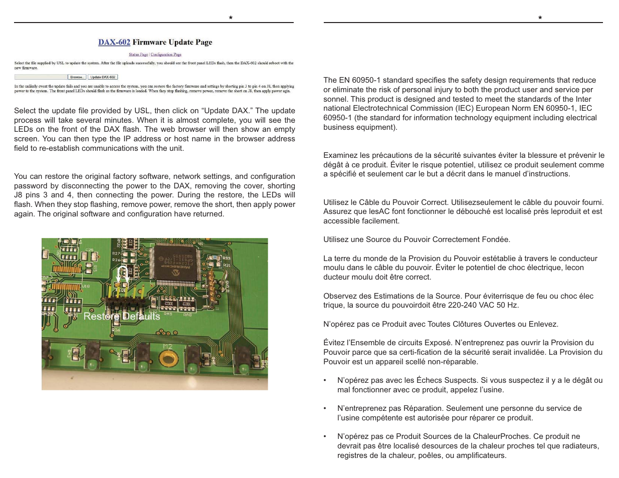 Regulatory compliance | USL DAX-602 User Manual | Page 5 / 12