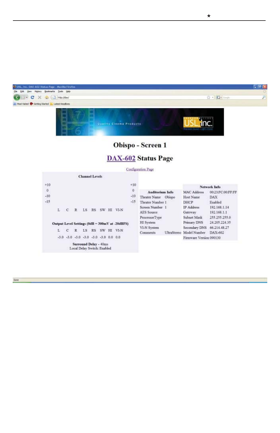 USL DAX-602 User Manual | Page 17 / 24