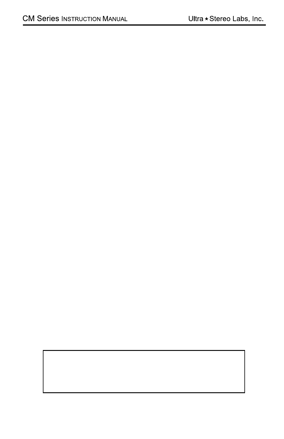USL CM-10 User Manual | Page 3 / 17