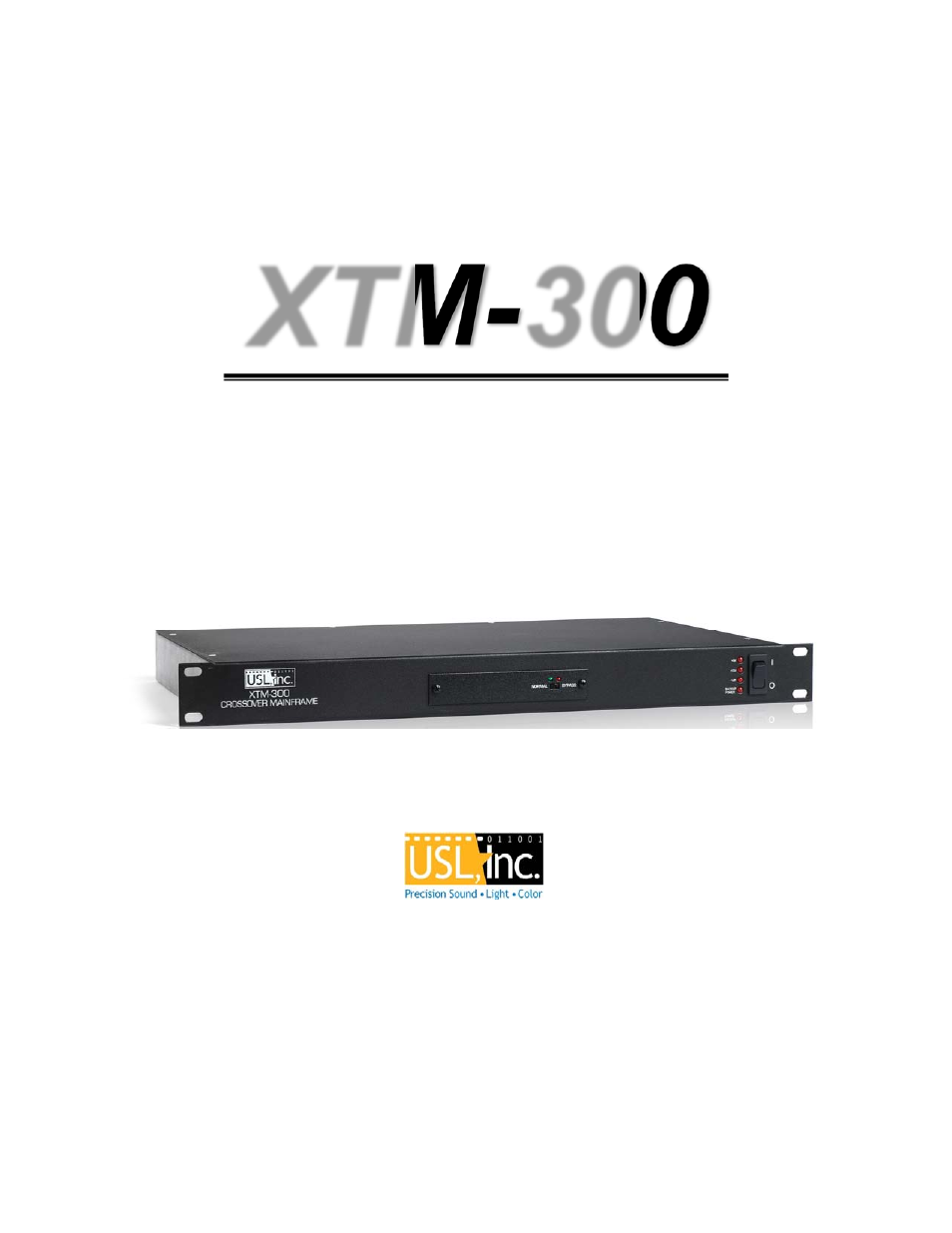 USL XTM-300 User Manual | 28 pages