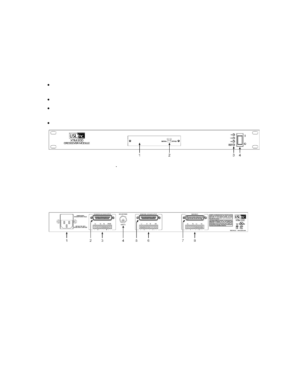 USL XTM-300 User Manual | Page 8 / 28