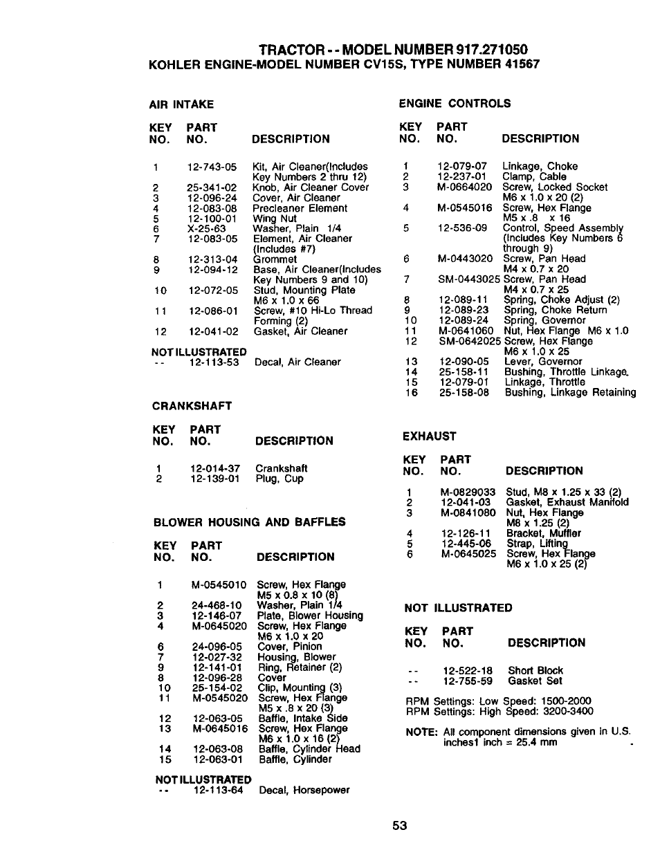 Craftsman 917.271050 User Manual | Page 53 / 60