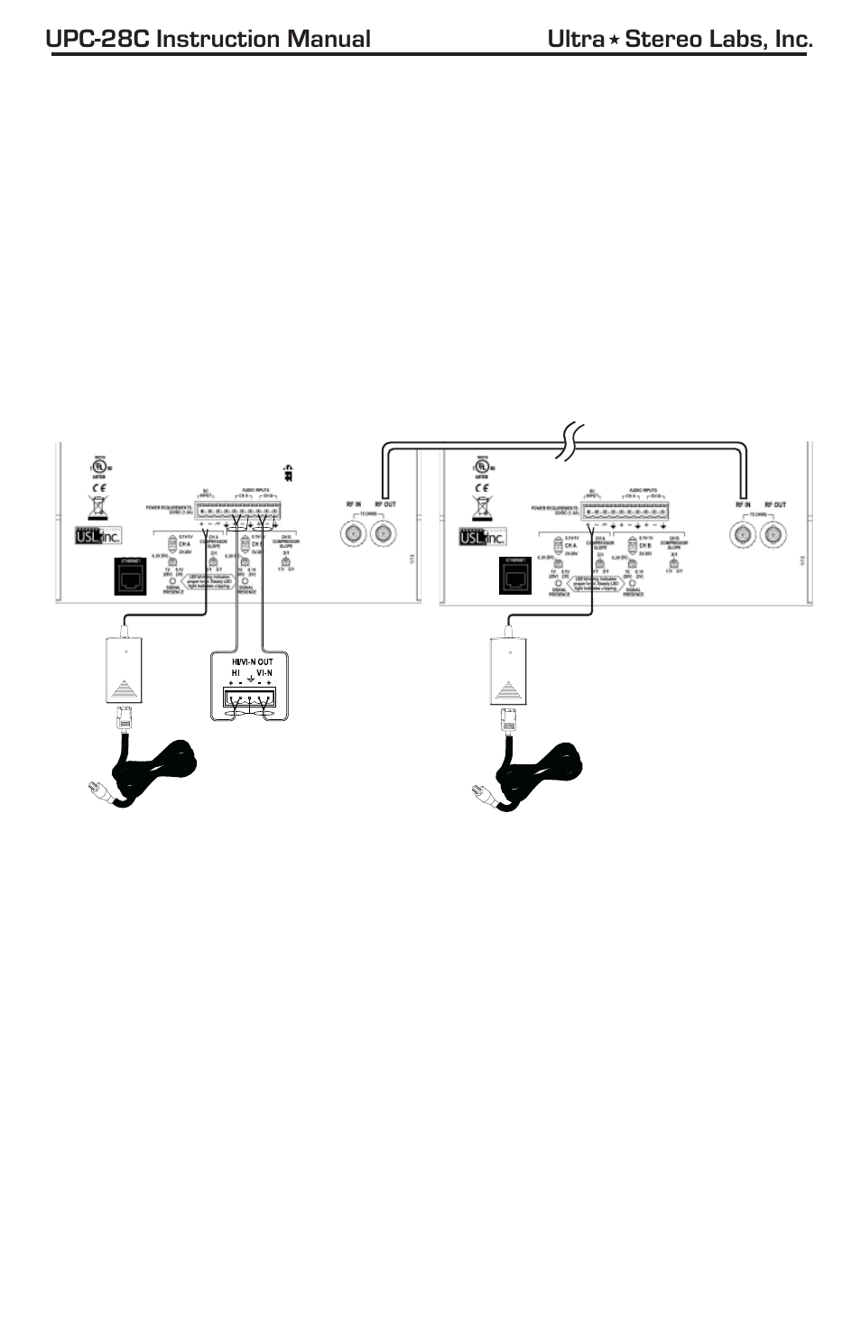 Upc-28c instruction manual ultra stereo labs, inc, Installation using two upc-28cs, Finding the box troubleshooting | USL UPC-28C User Manual | Page 13 / 20