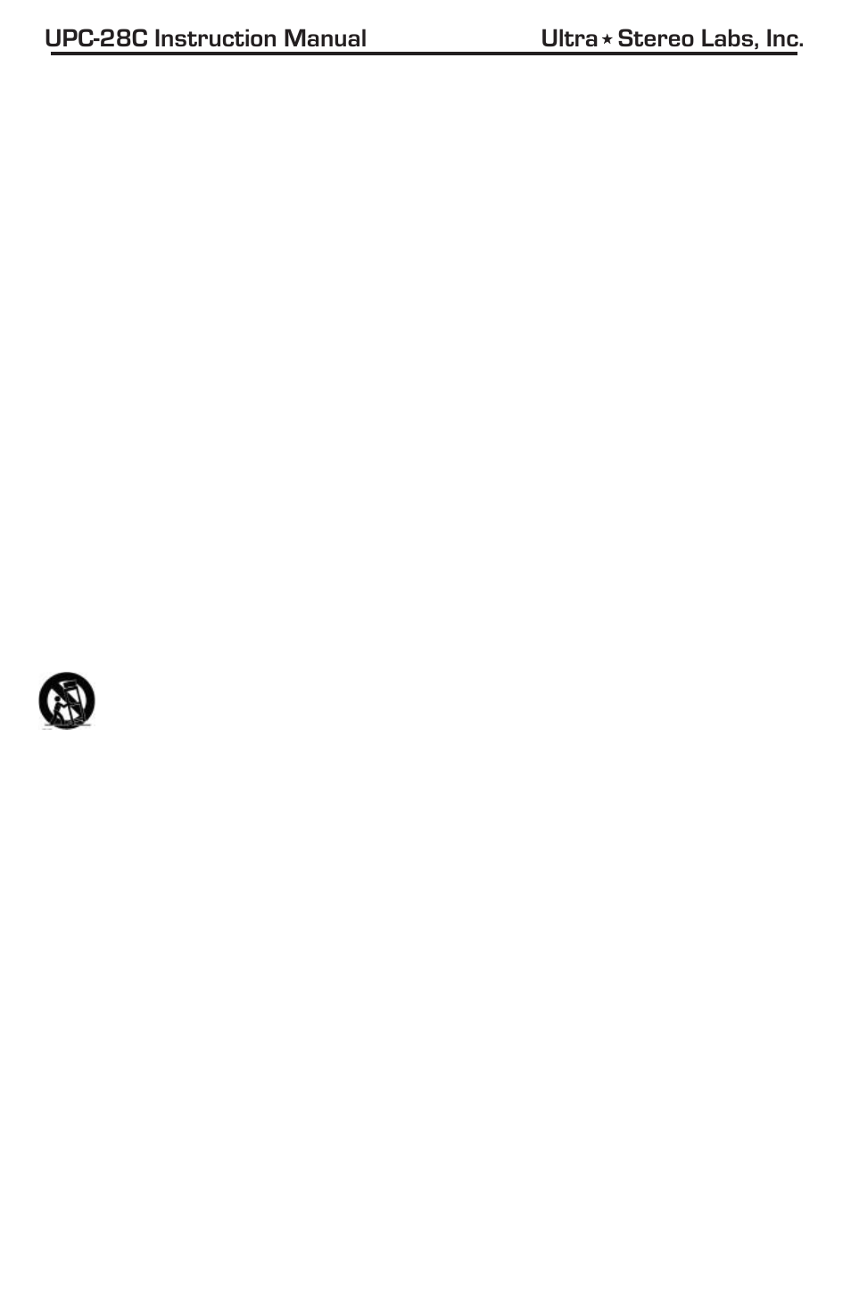 Important safety instructions | USL UPC-28C User Manual | Page 4 / 20
