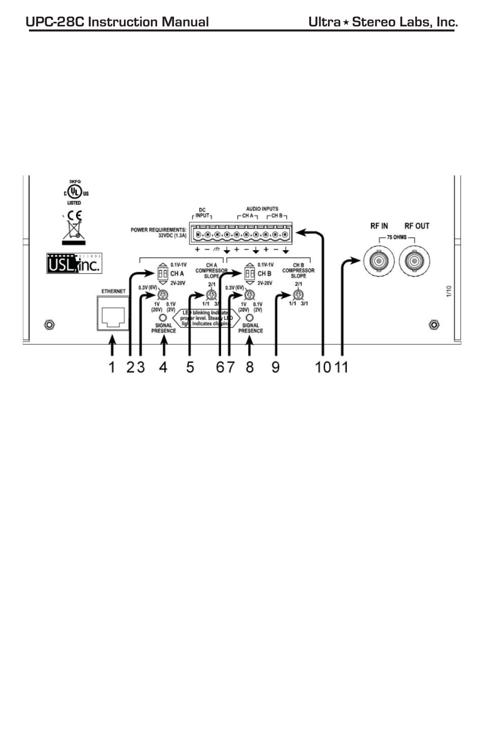 USL UPC-28C User Manual | Page 5 / 20