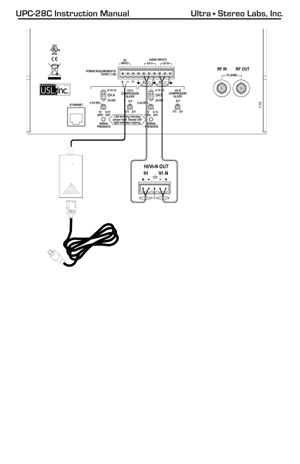 USL UPC-28C User Manual | Page 8 / 20