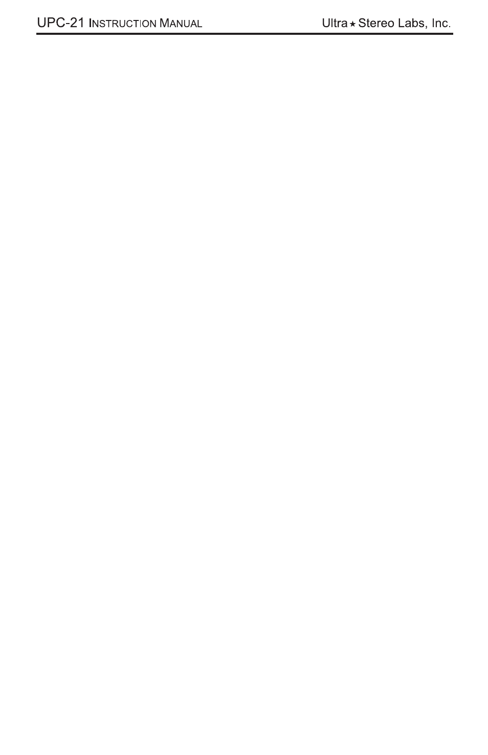 USL UPC-21 User Manual | Page 11 / 12