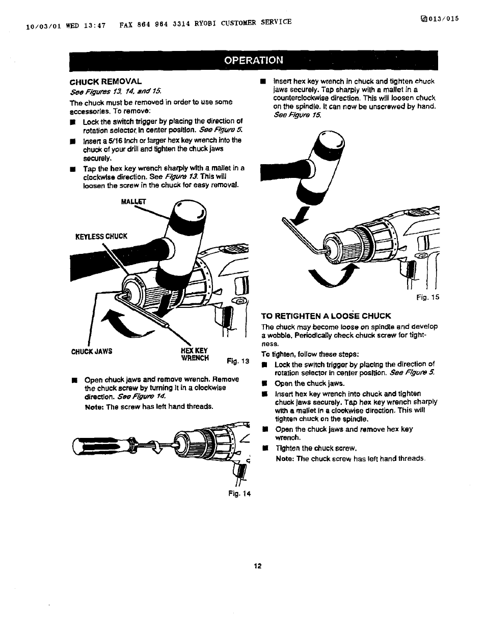 Operation | Craftsman 973.111430 User Manual | Page 12 / 14