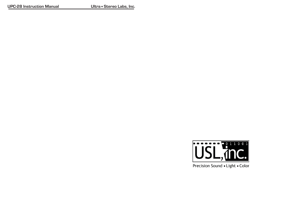 USL UPC-28 User Manual | Page 7 / 7