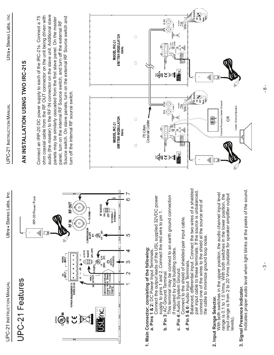 USL IRC-21 User Manual | Page 4 / 6