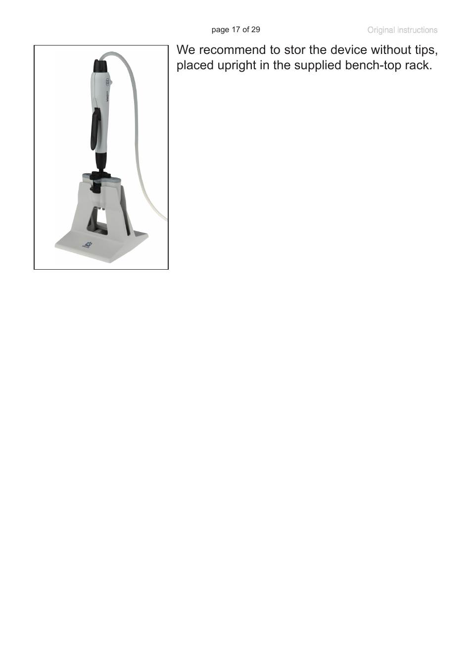 VACUUBRAND 8-channel tip adapter with ejector User Manual | Page 17 / 29