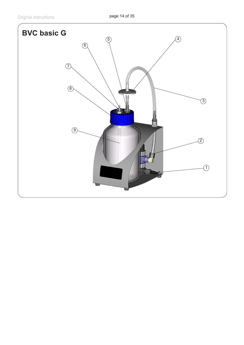 Bvc basic g | VACUUBRAND BVC basic G User Manual | Page 14 / 35