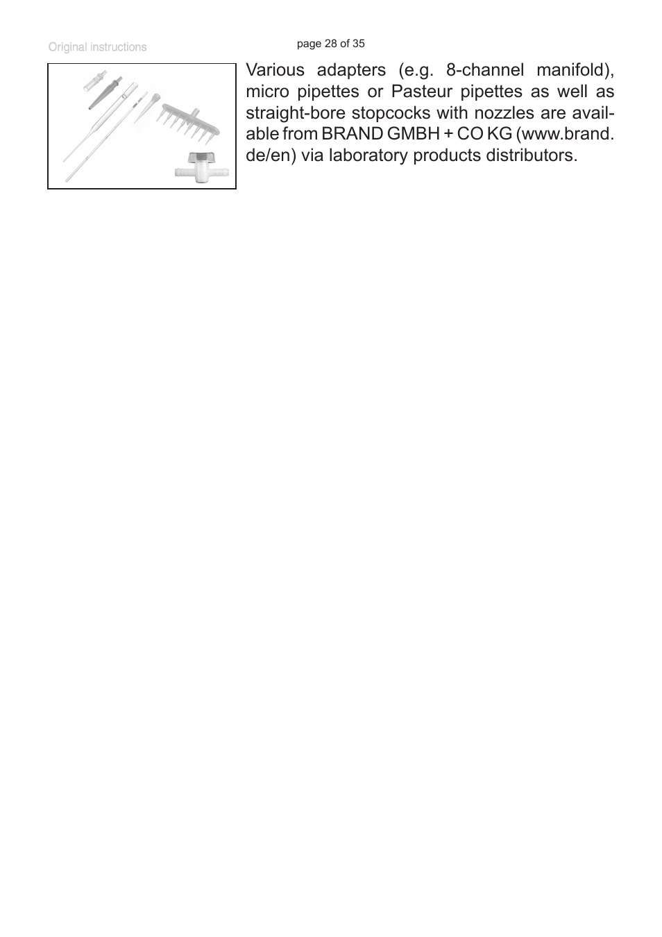 VACUUBRAND BVC basic G User Manual | Page 28 / 35