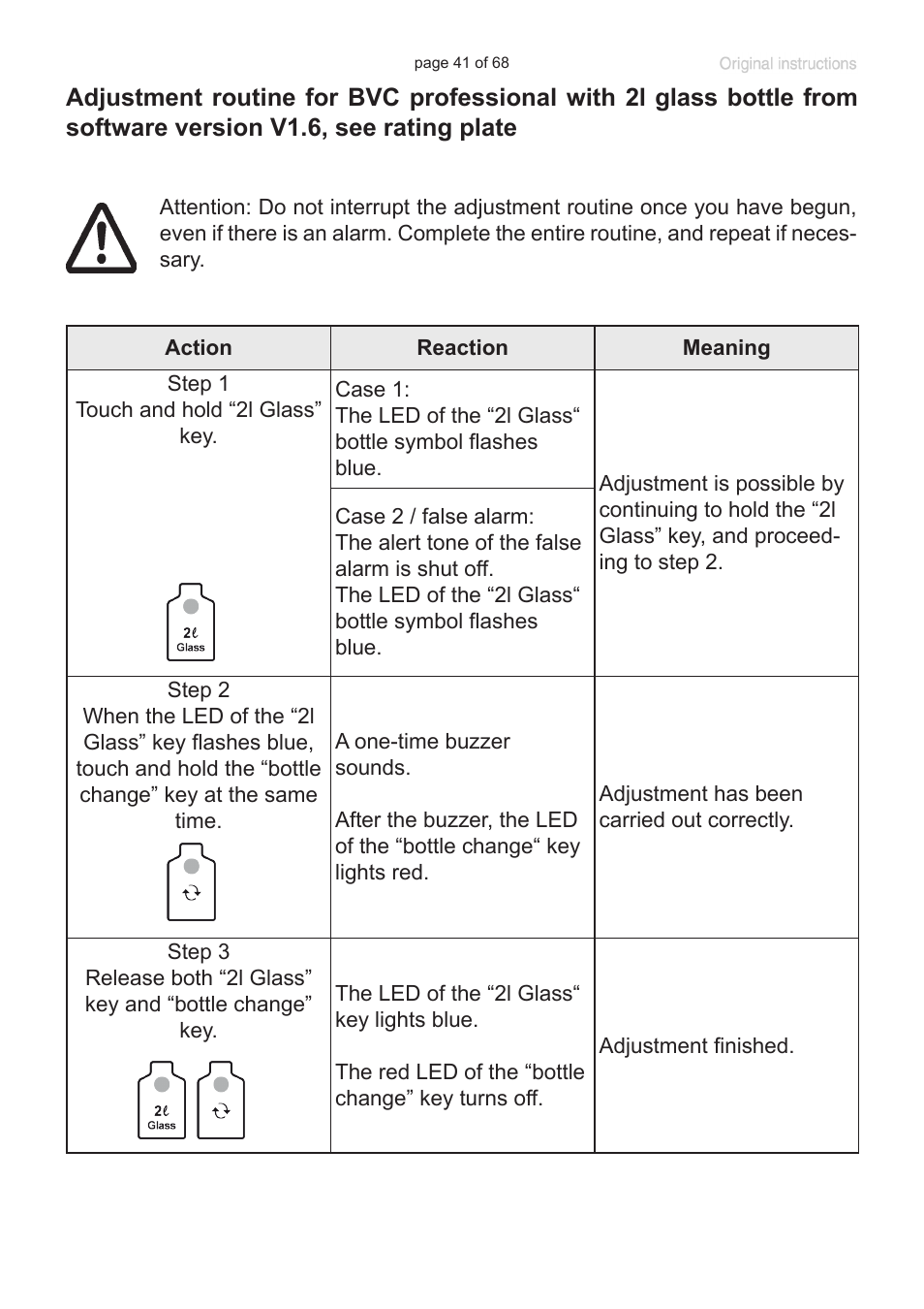 VACUUBRAND BVC professional G User Manual | Page 41 / 68
