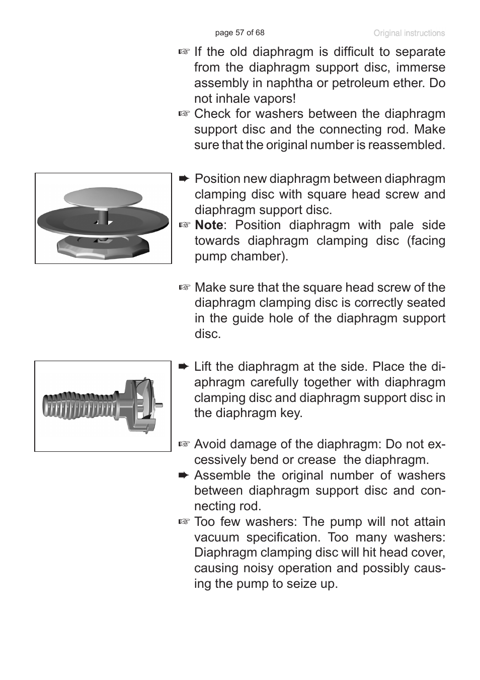 VACUUBRAND BVC professional G User Manual | Page 57 / 68
