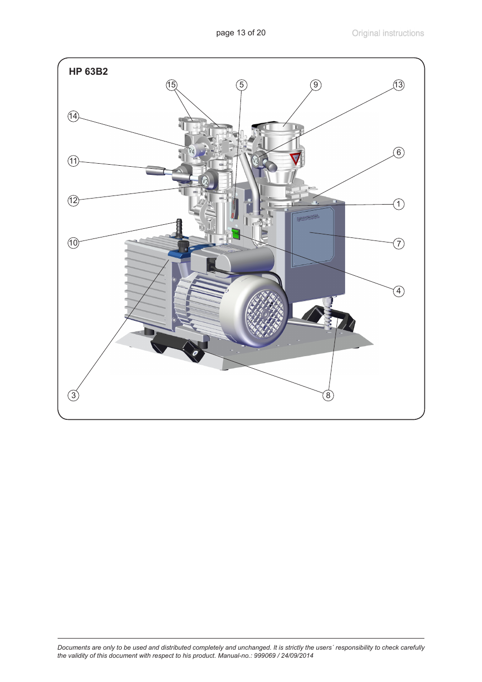 VACUUBRAND HP 63B2 User Manual | Page 13 / 20