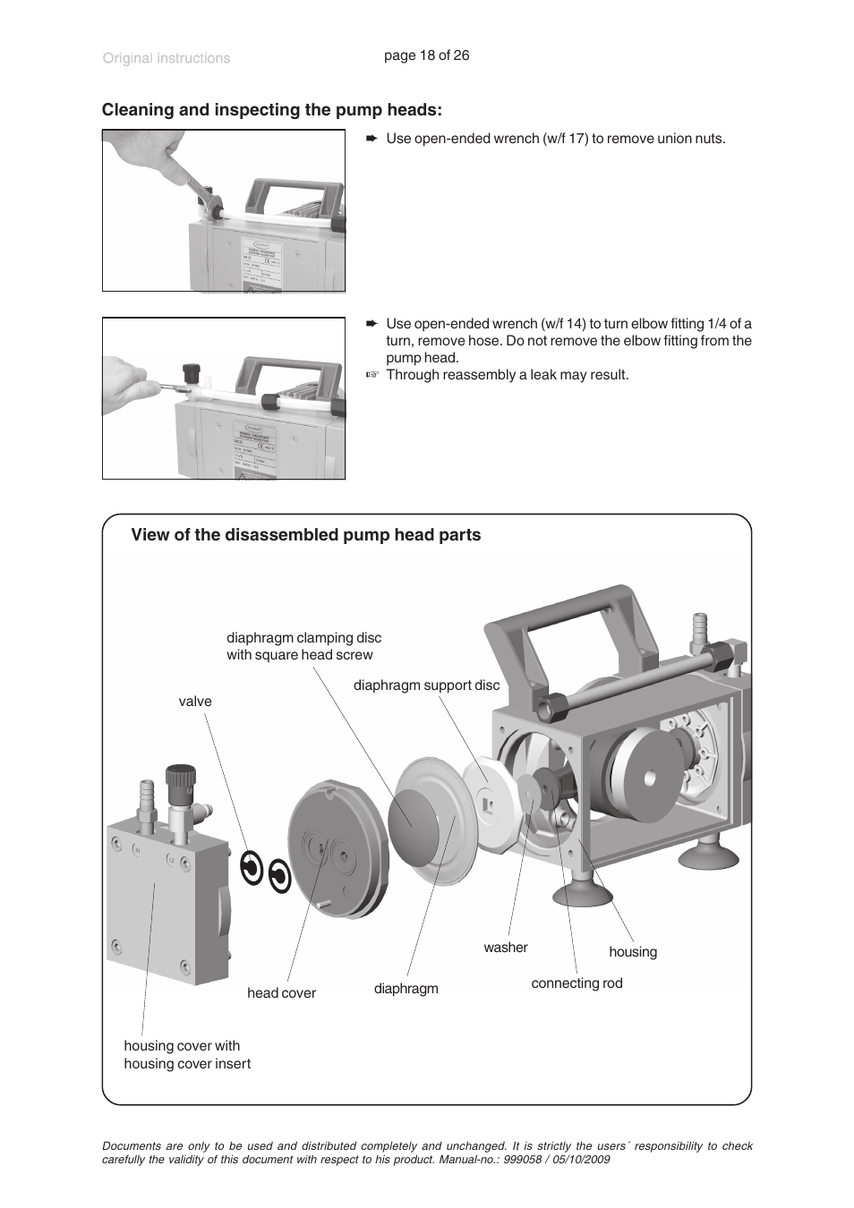 VACUUBRAND MZ 2C +AK+M+D User Manual | Page 18 / 26