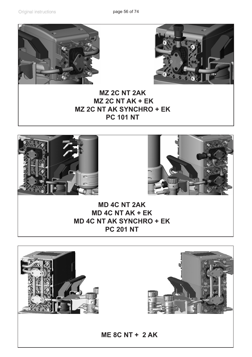 VACUUBRAND MZ 2C NT +AK+M+D User Manual | Page 56 / 74