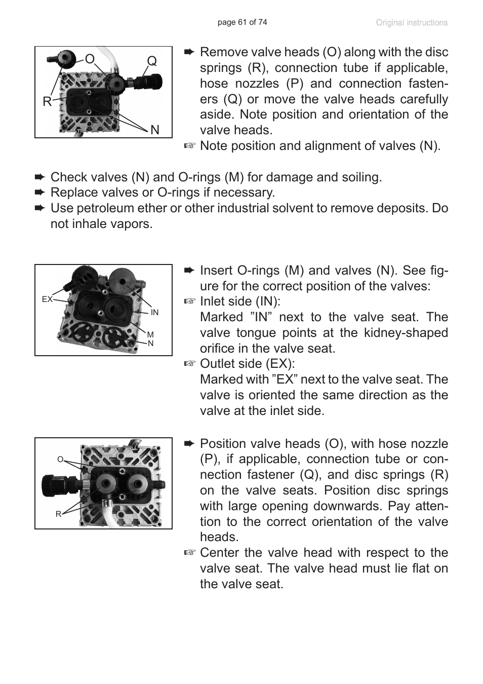 VACUUBRAND MZ 2C NT +AK+M+D User Manual | Page 61 / 74