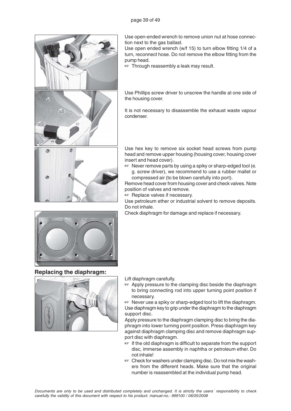 VACUUBRAND PC 2001 VARIO User Manual | Page 39 / 49