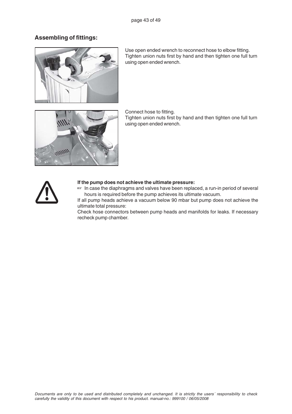 VACUUBRAND PC 2001 VARIO User Manual | Page 43 / 49