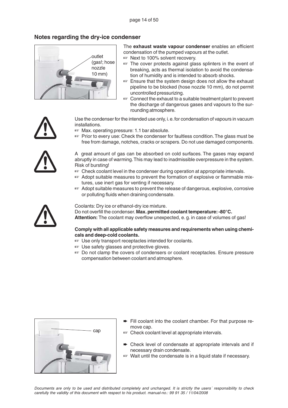 VACUUBRAND PC 2001TE VARIO User Manual | Page 14 / 50