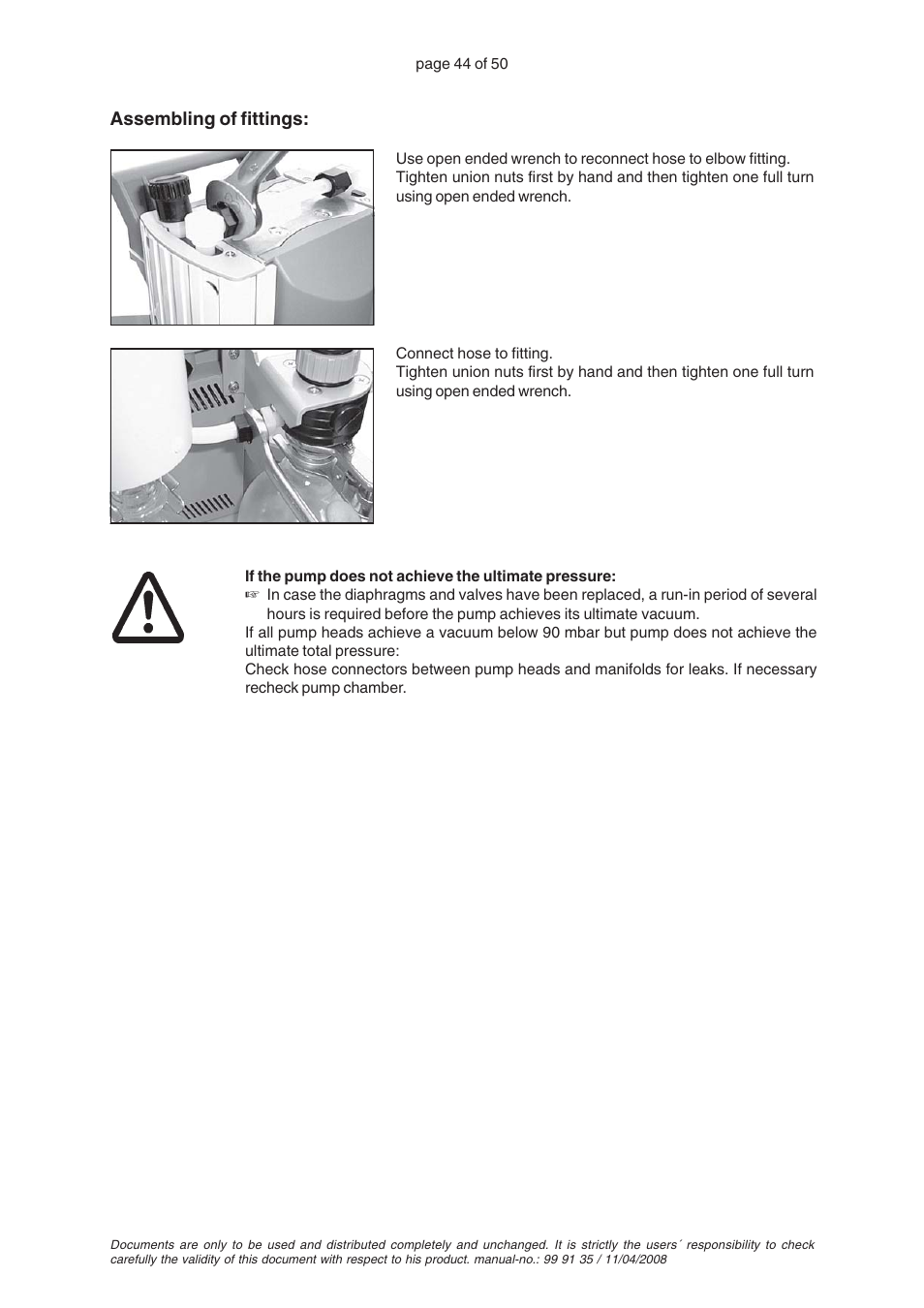 VACUUBRAND PC 2001TE VARIO User Manual | Page 44 / 50