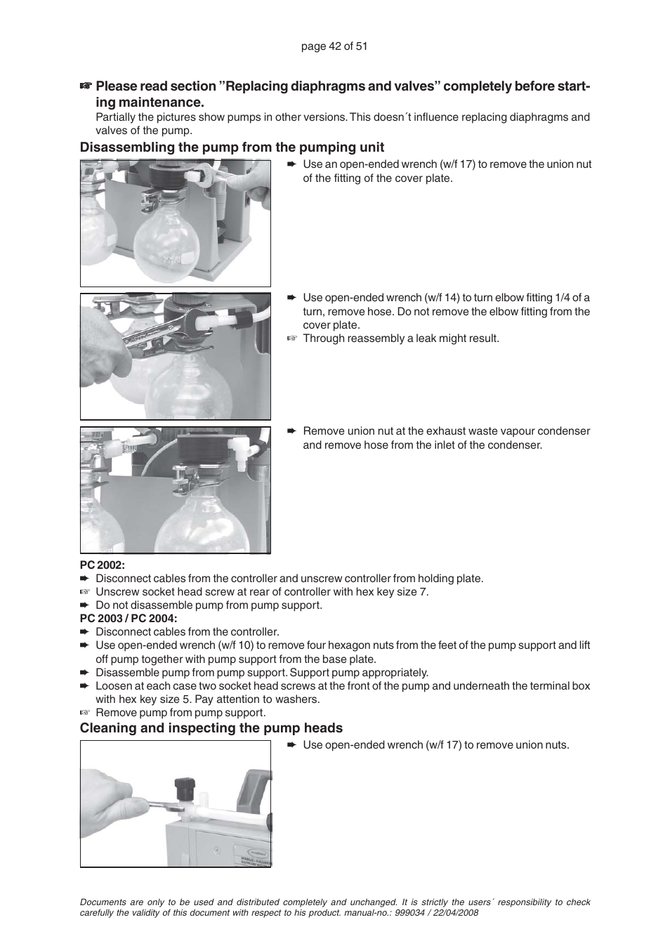 VACUUBRAND MZ 2C VARIO User Manual | Page 42 / 51