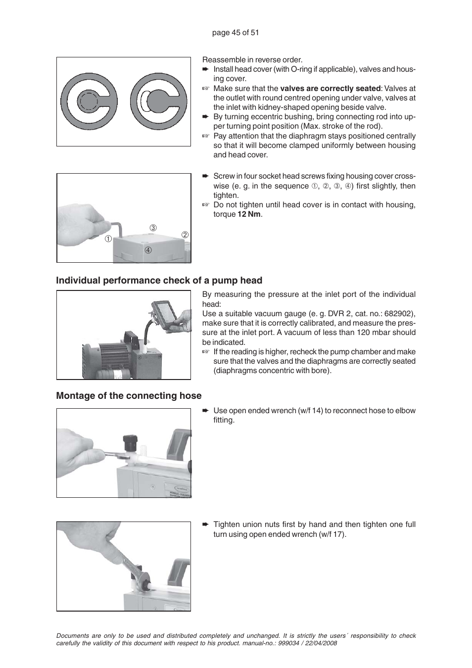 VACUUBRAND MZ 2C VARIO User Manual | Page 45 / 51