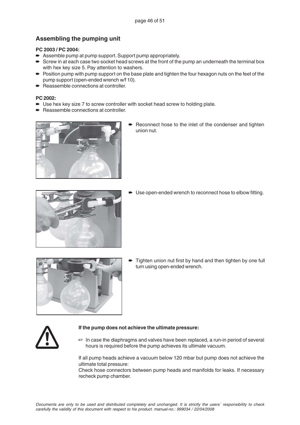 VACUUBRAND MZ 2C VARIO User Manual | Page 46 / 51