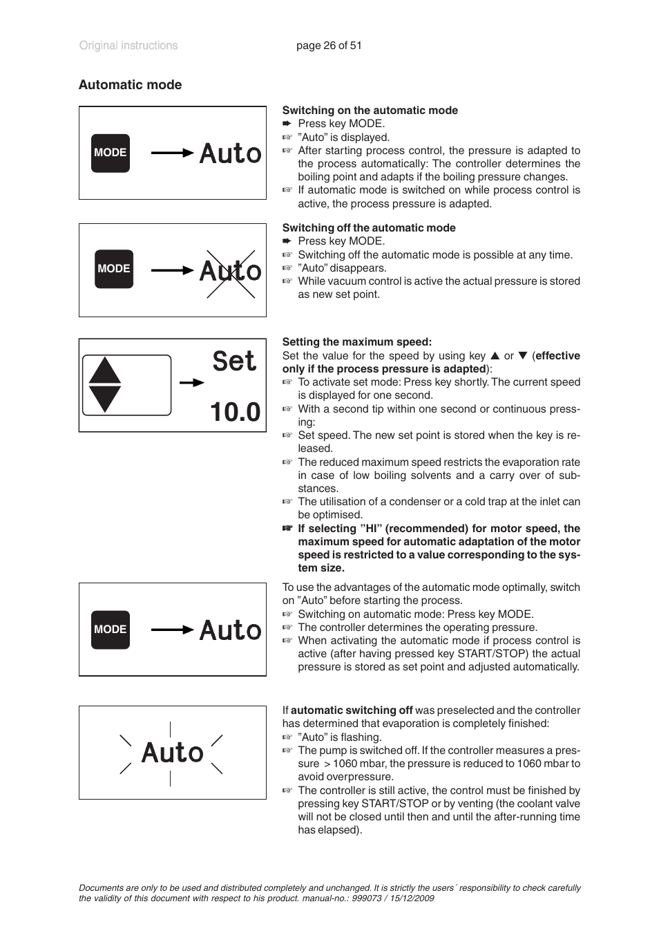 VACUUBRAND MV 10C VARIO User Manual | Page 26 / 51