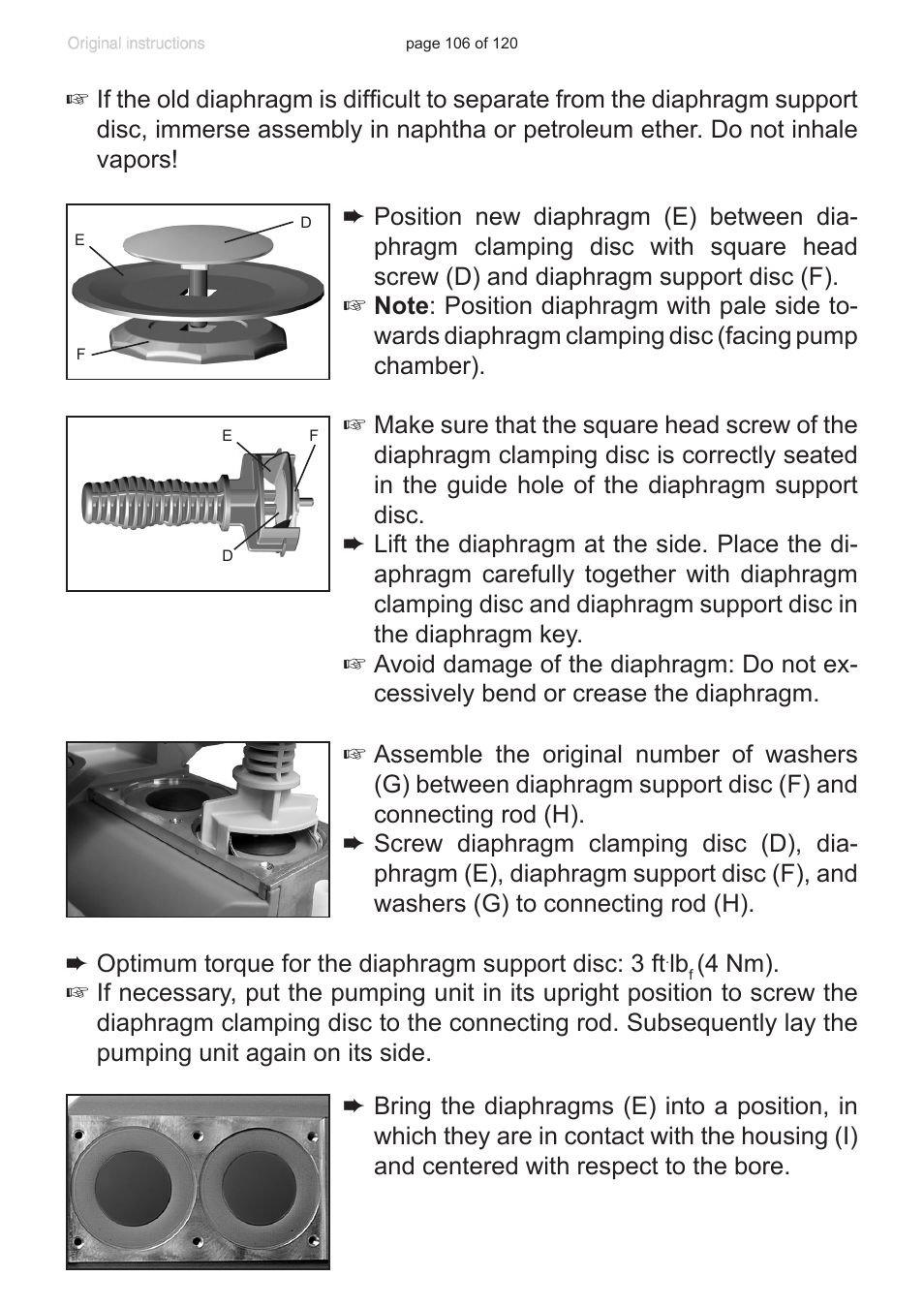 VACUUBRAND PC 3001 VARIO emission condenser Peltronic User Manual | Page 106 / 120