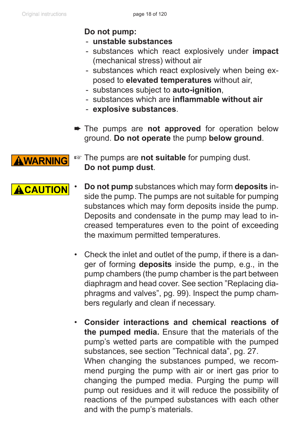 VACUUBRAND PC 3001 VARIO emission condenser Peltronic User Manual | Page 18 / 120