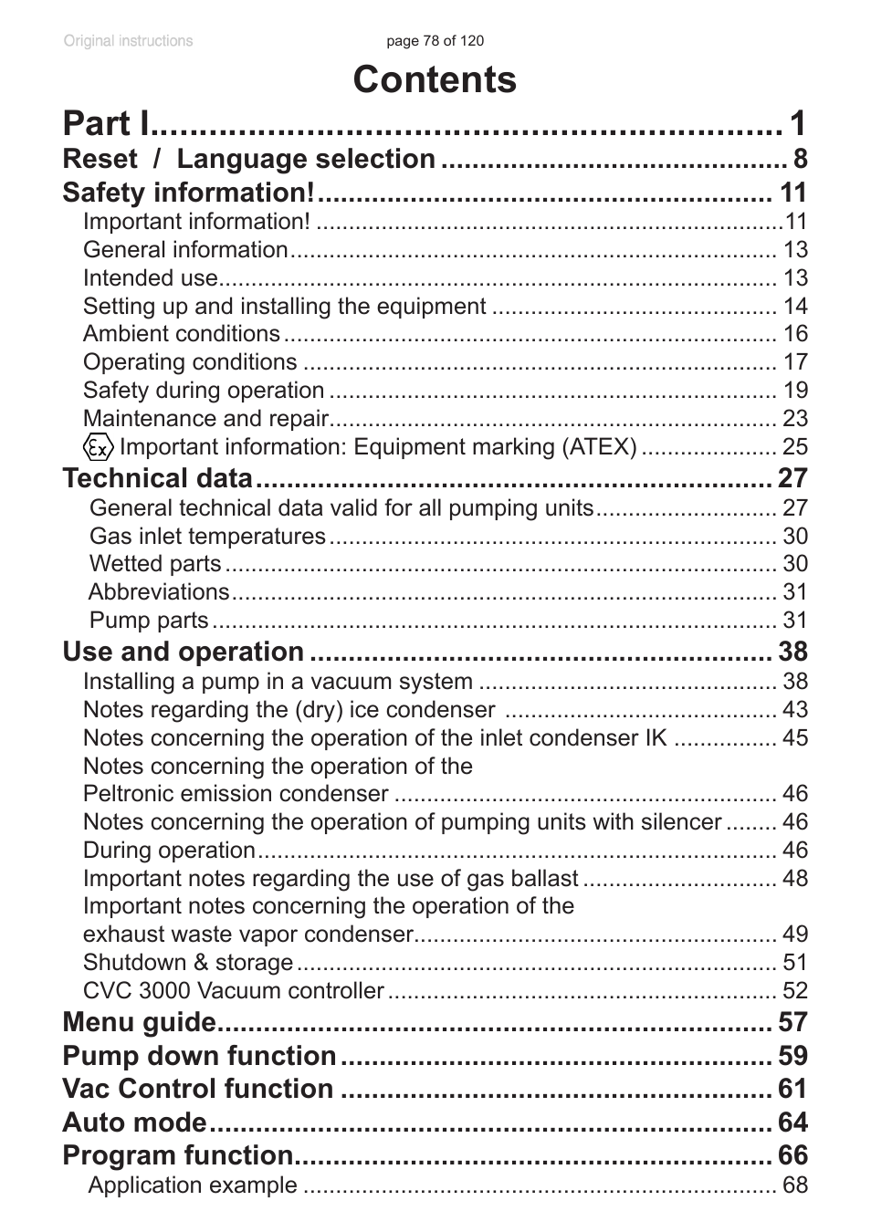 VACUUBRAND PC 3001 VARIO emission condenser Peltronic User Manual | Page 78 / 120