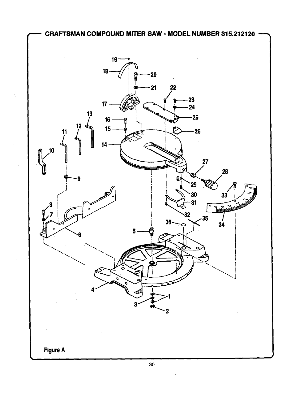 Craftsman 315.212120 User Manual | Page 30 / 36