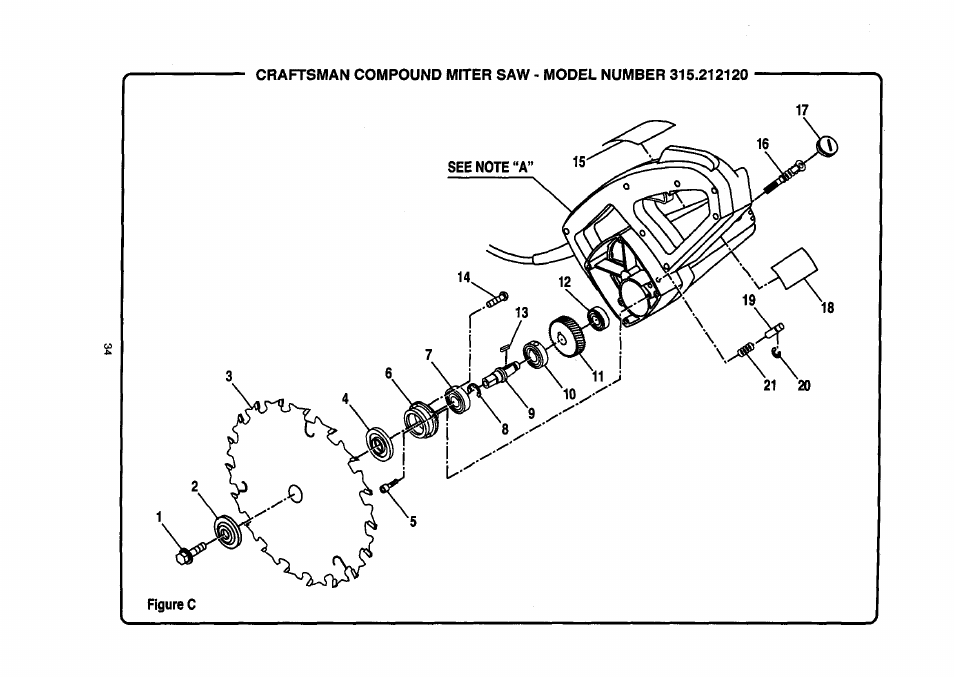 Craftsman 315.212120 User Manual | Page 34 / 36