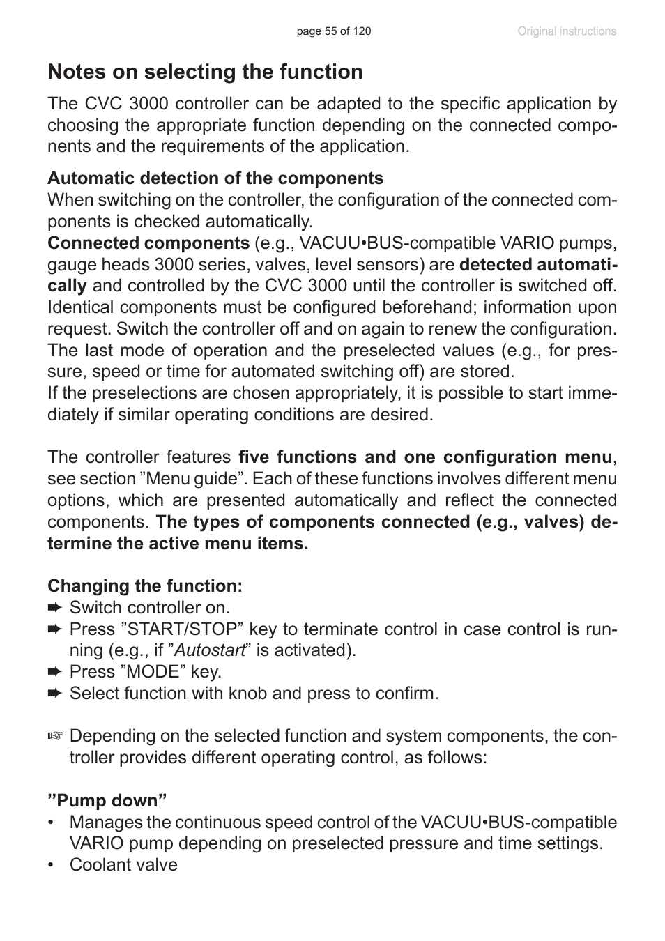 VACUUBRAND PC 3001 VARIOpro emission condenser Peltronic User Manual | Page 55 / 120