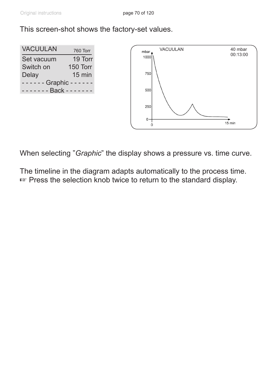 VACUUBRAND PC 3001 VARIOpro emission condenser Peltronic User Manual | Page 70 / 120