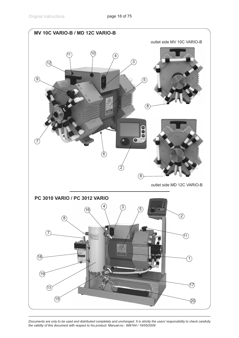 VACUUBRAND PC 3012 VARIO User Manual | Page 18 / 75