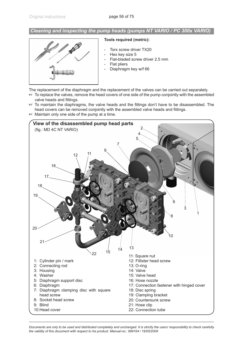 VACUUBRAND PC 3012 VARIO User Manual | Page 56 / 75