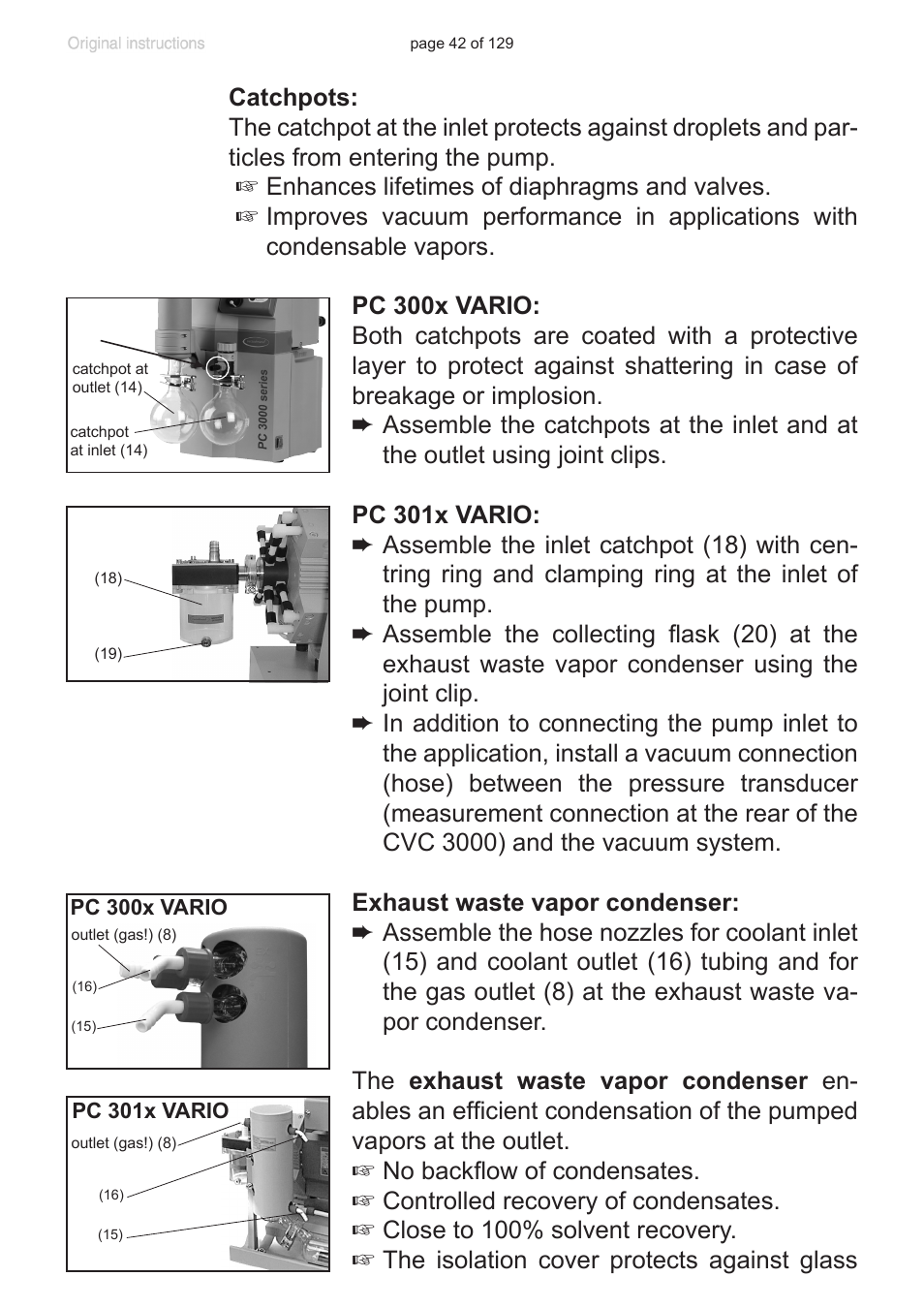 VACUUBRAND PC 3012 VARIO plastic housing User Manual | Page 42 / 129