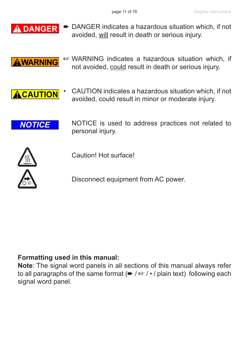 Notice | VACUUBRAND MZ 2C NT VARIO without controller (o.C.) User Manual | Page 11 / 76