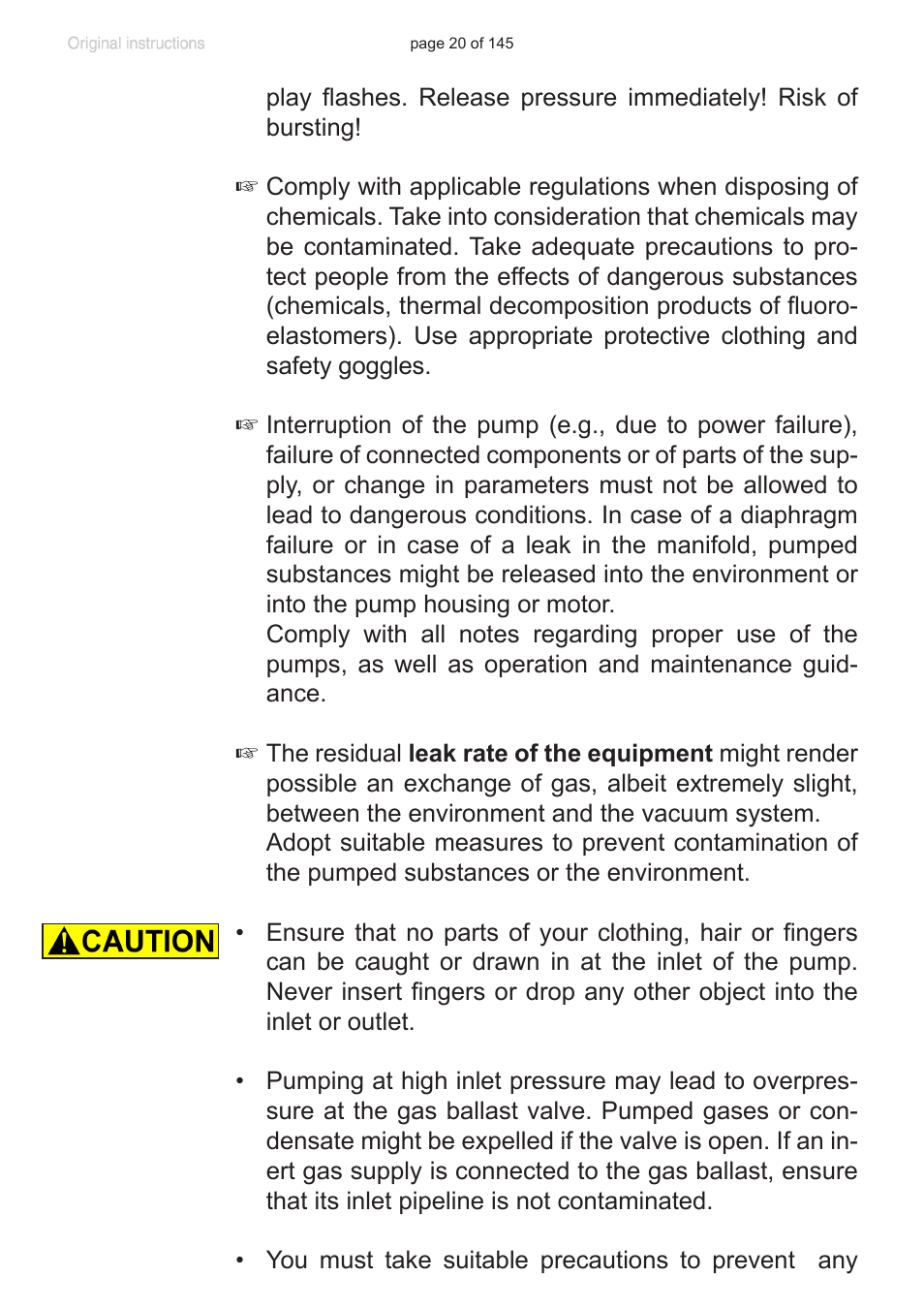 VACUUBRAND MV 10C NT VARIO User Manual | Page 20 / 145