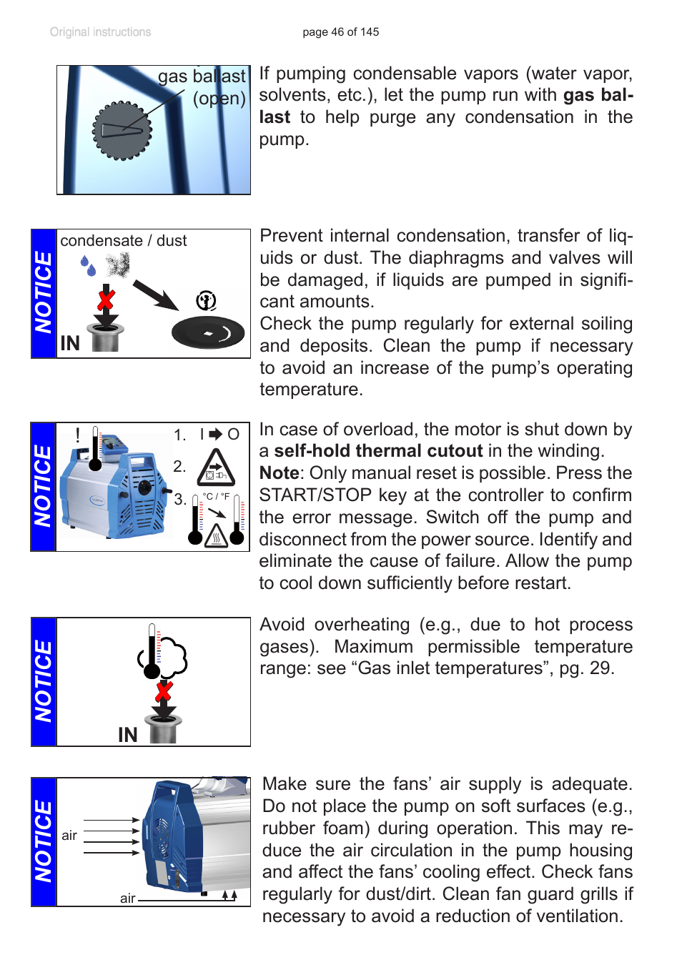 Notice | VACUUBRAND MV 10C NT VARIO User Manual | Page 46 / 145