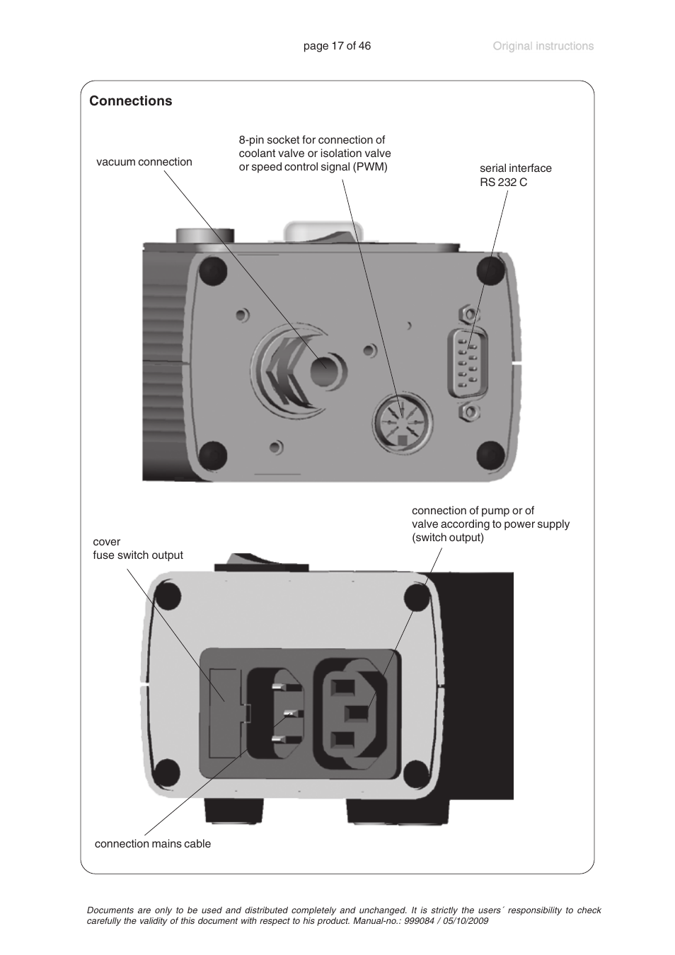 VACUUBRAND PC 600 LAN User Manual | Page 17 / 46