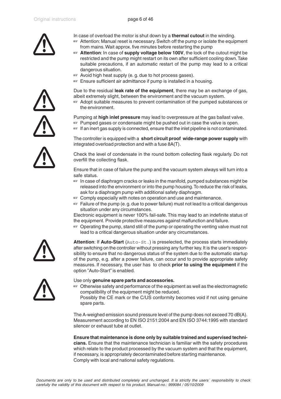 VACUUBRAND PC 600 LAN User Manual | Page 6 / 46