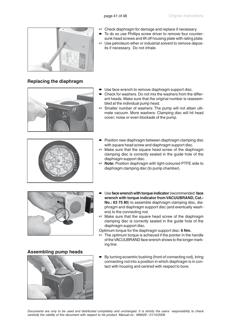 VACUUBRAND PC 620 User Manual | Page 41 / 48